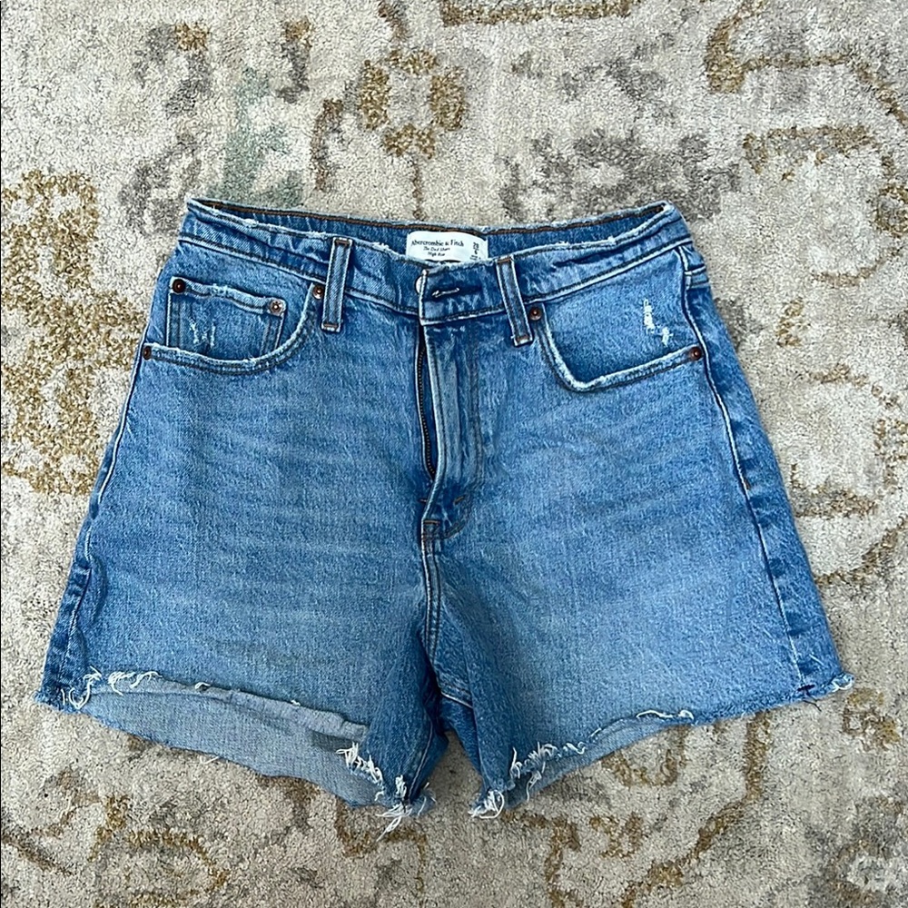 Abercrombie high rise dad shorts CURVE LOVE